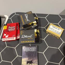 Munissions de chasse calibre 20 - lot complet
