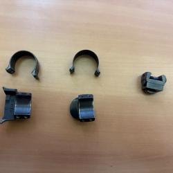 Montage pivotant steyr mannlicher colliers 25.4mm - 1 sans prix de réserve !!