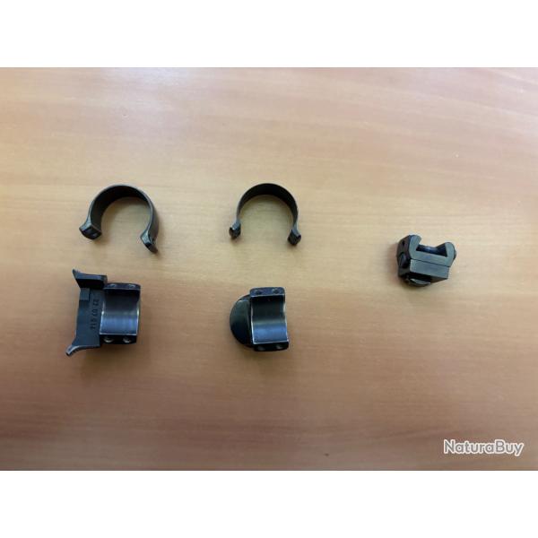 Montage pivotant steyr mannlicher colliers 25.4mm - 1 sans prix de rserve !!