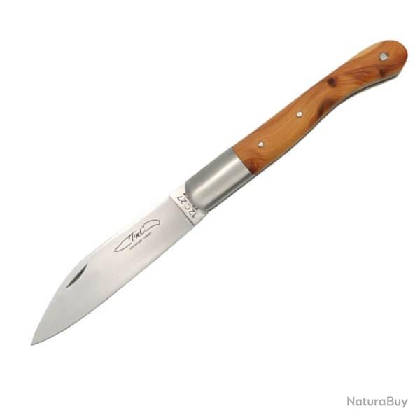 Couteau pliant TMC srie " Aurillac" manche bois de Cade THAURCA