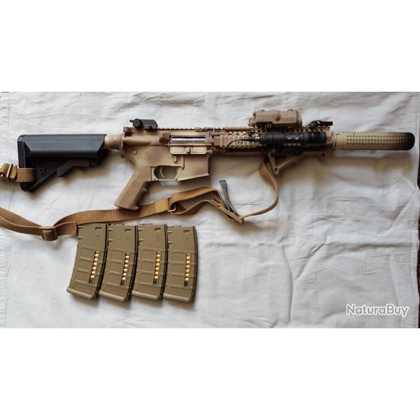 Replique airsoft M4 Block II G&P 10,5"