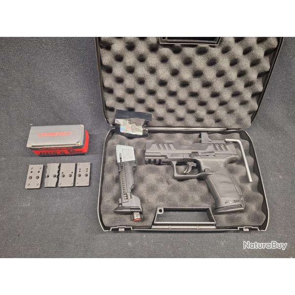 Pistolet CO2 Walther T4E PDP Compact, Cal. 43 - 1 sans prix de rserve !!