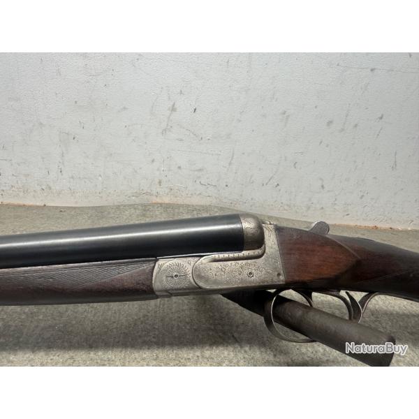FUSIL ARTISANAL BELGE JUXTAPOSE CALIBRE 12/70 - 1 sans prix de rserve