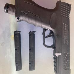 pistolet de défense Gunsmith GS50 CO2 cal. 50 14 joules, tres bonne etat tres peu servis