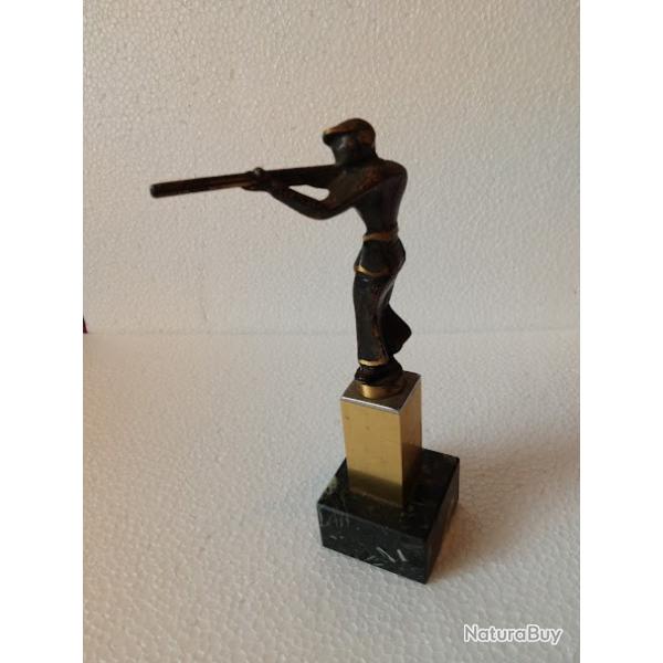 Statue balltrap trophe retro 1980