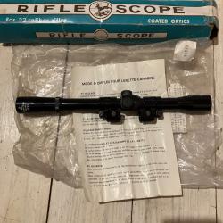 Lunette carabine 4x20 coated optics