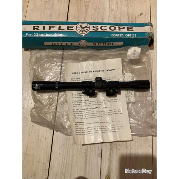 Lunette carabine 4x20 coated optics