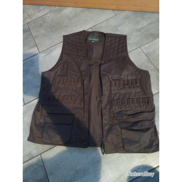 Veste percussion taille 54 avec rangement cartouche canon lisse