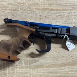 A saisir ! Occasion pistolet Match Guns MG-2 - 22lr - Noir / Bleu -  Superbe état / Révisé - AR05027