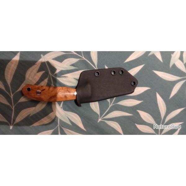 Couteau casstrom safari mini hunter bouleau stabilis