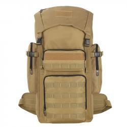 Sac à Dos Tactique Militaire 90L MOLLE Grande Capacité Randonnée Chasse Trekking Survie Kaki