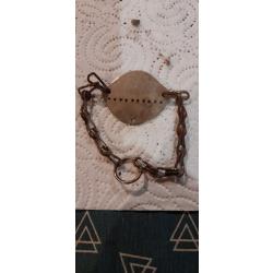 Plaque d'identité 1927