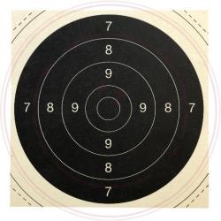 Visuel centre de cible C50 - 21x21 - a l'unitée