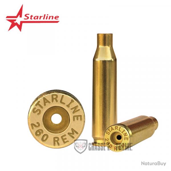 250 Douilles STARLINE Cal 260 Rem