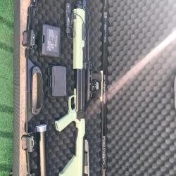 Fusil umarex T4E HDX 68 équipé.