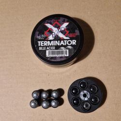 Barillet Umarex T4E TR50 CAL 50 + 12 billes TERMINATOR