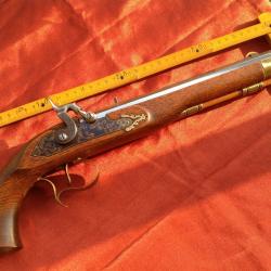 Pistolet "Kentucky" à percussion en cal 45.