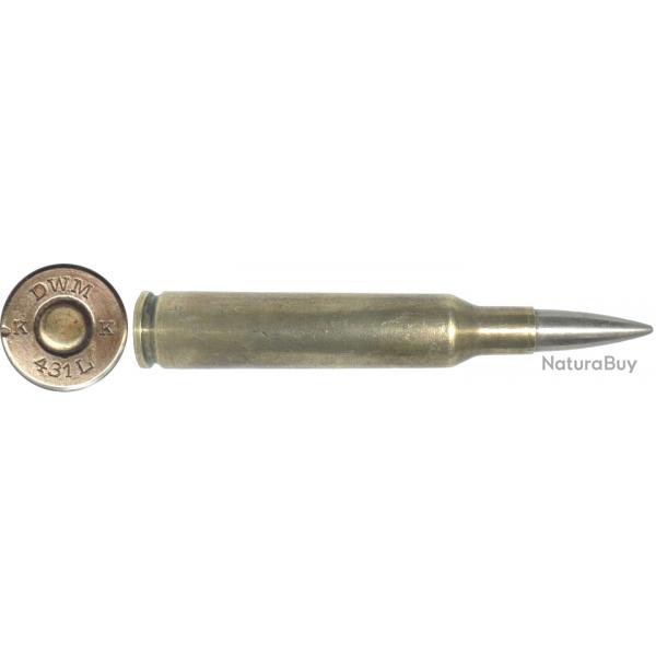 Une rare cartouche de 6,5x61 DWM 431L