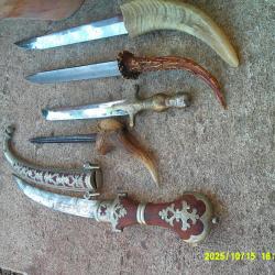 LOT DE CINQ DAGUES DIFERENTE ET DE CALITEE