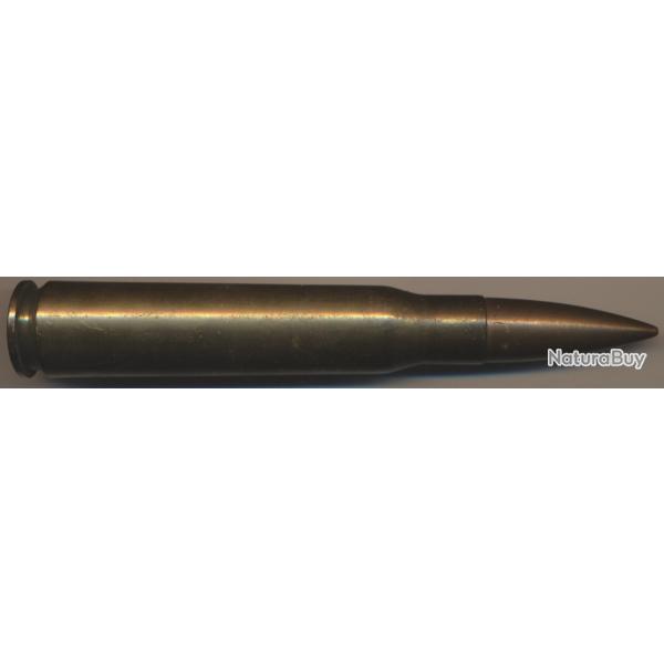 (5933) UNE BELLE CARTOUCHE ww2 13,2x99 HOTCHKISS A BALLE Marine Italie  S.M.I. IX 39 C.T.