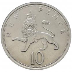 Monnaie Royaume-Uni - 1968 - 10 new pence Elizabeth II (Grade : TB) - Ref N0033