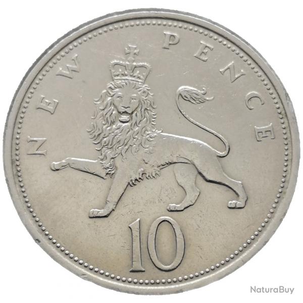 Monnaie Royaume-Uni - 1968 - 10 new pence Elizabeth II (Grade : TB) - Ref N0033