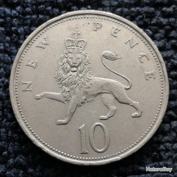 Monnaie Royaume-Uni - 1968 - 10 new pence Elizabeth II (Grade : TTB) - Ref N1411