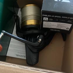 1 moulinet Daiwa emblem45 qd ot gold en super état
