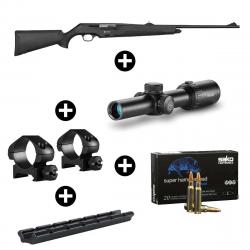 Pack battue Arttech Semi-Automatique Prima 30-06 + Lunette Hawke 1-8x24 Tactical BDC - 5.56