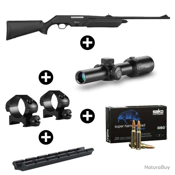 Pack battue Arttech Prima XP Synthtique 30-06 + Lunette Hawke 1-8x24 L4A Dot