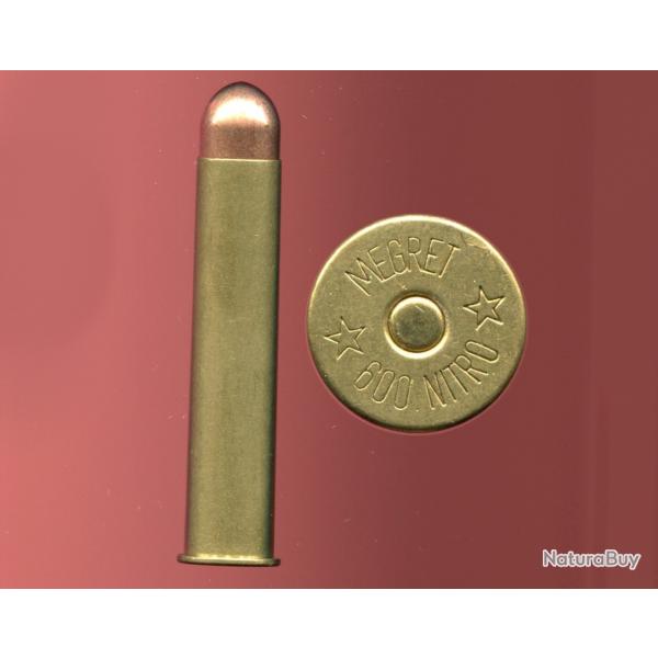 .600 x 3" Nitro - cartouche factice non charge - catgorie C - marquage : MEGRET * 600 NITRO *