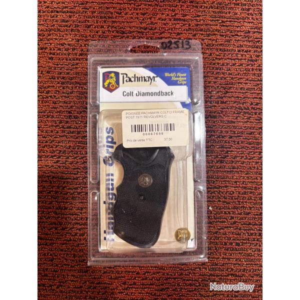 DESTOCKAGE !! POIGNEE PACHMAYR COLT DIAMONDBACK FRAME POST 1971 REVOLVERS C