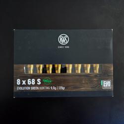 Vente RWS EVO GREEN 8x68S 9.0g | 139gr