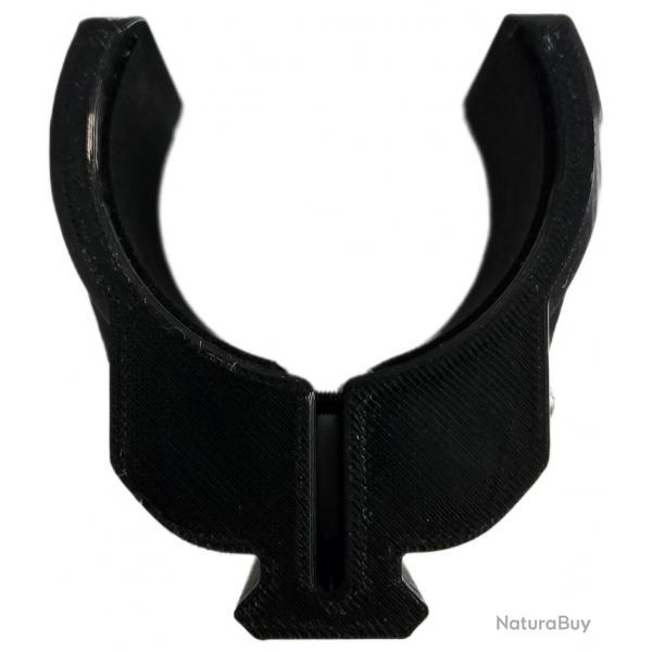 Pince pour bouteille pcp diamtre 52mm avec rail picatinny 21mm pour fixation bipied