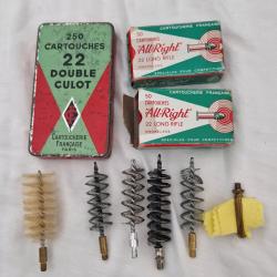cartouches 22  collection et brosses métalliques pour calibre 12
