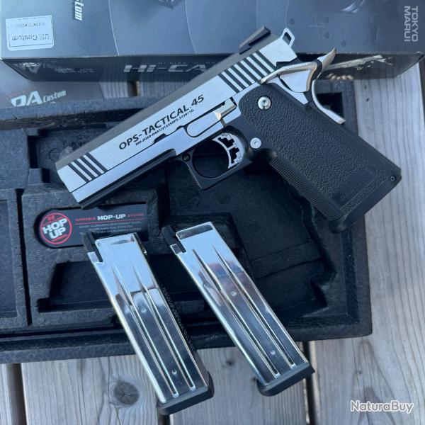 TOKYO MARUI 6mm GBB HI-CAPA 4.3 DUAL STAINLESS GAZ - Airsoft - Made in Japan