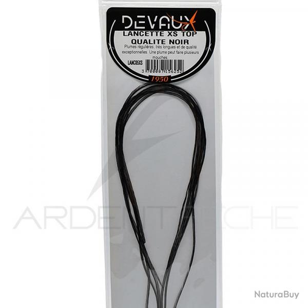 Lancettes de coq DEVAUX XS Top qualit Noir