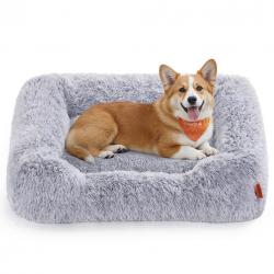 Panier pour chien lit pour animaux 71 x 55 x 18 cm coussin canapé rembourrage doux bords surélevés