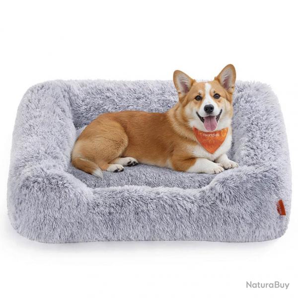 Panier pour chien lit pour animaux 71 x 55 x 18 cm coussin canapé rembourrage doux bords surélevés