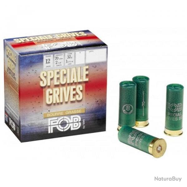 Cartouches FOB Spécial Grive BG - Cal.12/70 - 32 g / 8 / Par 1