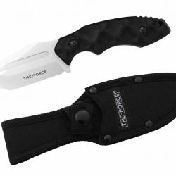 Couteau TAC FORCE Tanto Lame Acier 3Cr13MoV Manche Fibre de Nylon Etui Nylon TFFIX121LSW