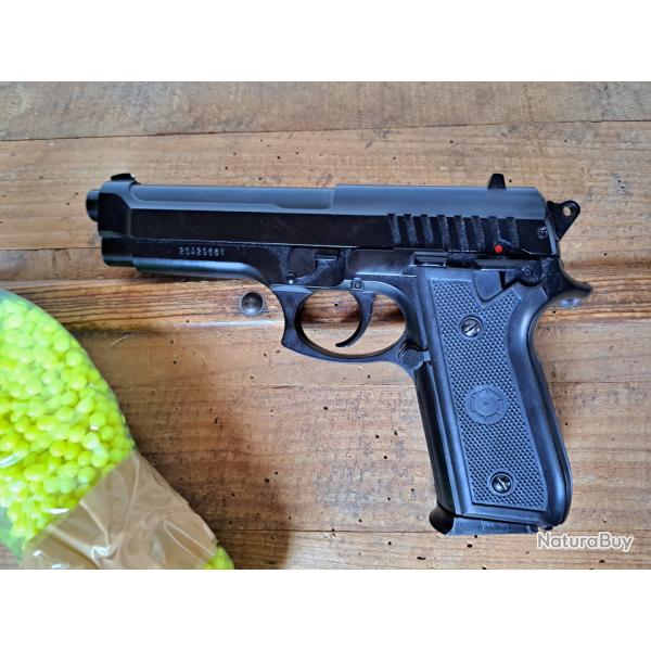 Pistolet  billes airsoft carcasse en mtal