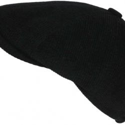 Beret Casquette Gavroche Velours Noir Côtelé Vintage Eshton Taille unique Noir