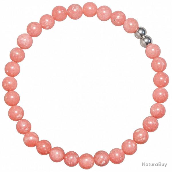 Bracelet en thulite - Perles rondes 6 mm