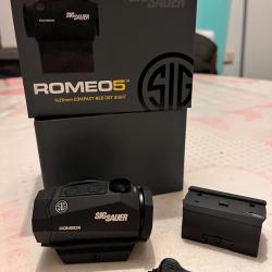 POINT ROUGE SIG SAUER ROMEO 5  2MOA