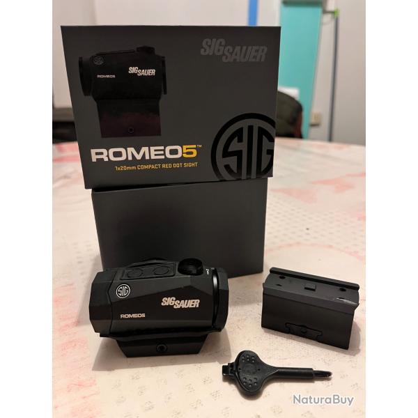 POINT ROUGE SIG SAUER ROMEO 5  2MOA