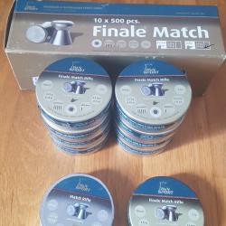 Plombs H&N Sport Finale Match Carabine Heavy - 4.50 - lot de 9 boites + 1 boite de match rifle
