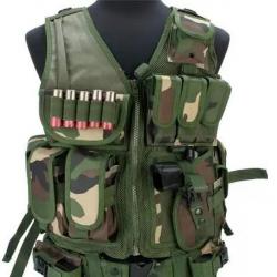 VESTE TACTIQUE MESH WOODLAND