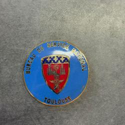 Médaille de table Bureau du Service National Toulouse