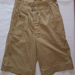 Short Tropical Armée Anglaise zone chaude 39/45 WW2